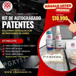 Kit de Autograbado de Patentes Grabamax